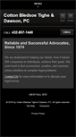 Mobile Screenshot of cottonbledsoe.com